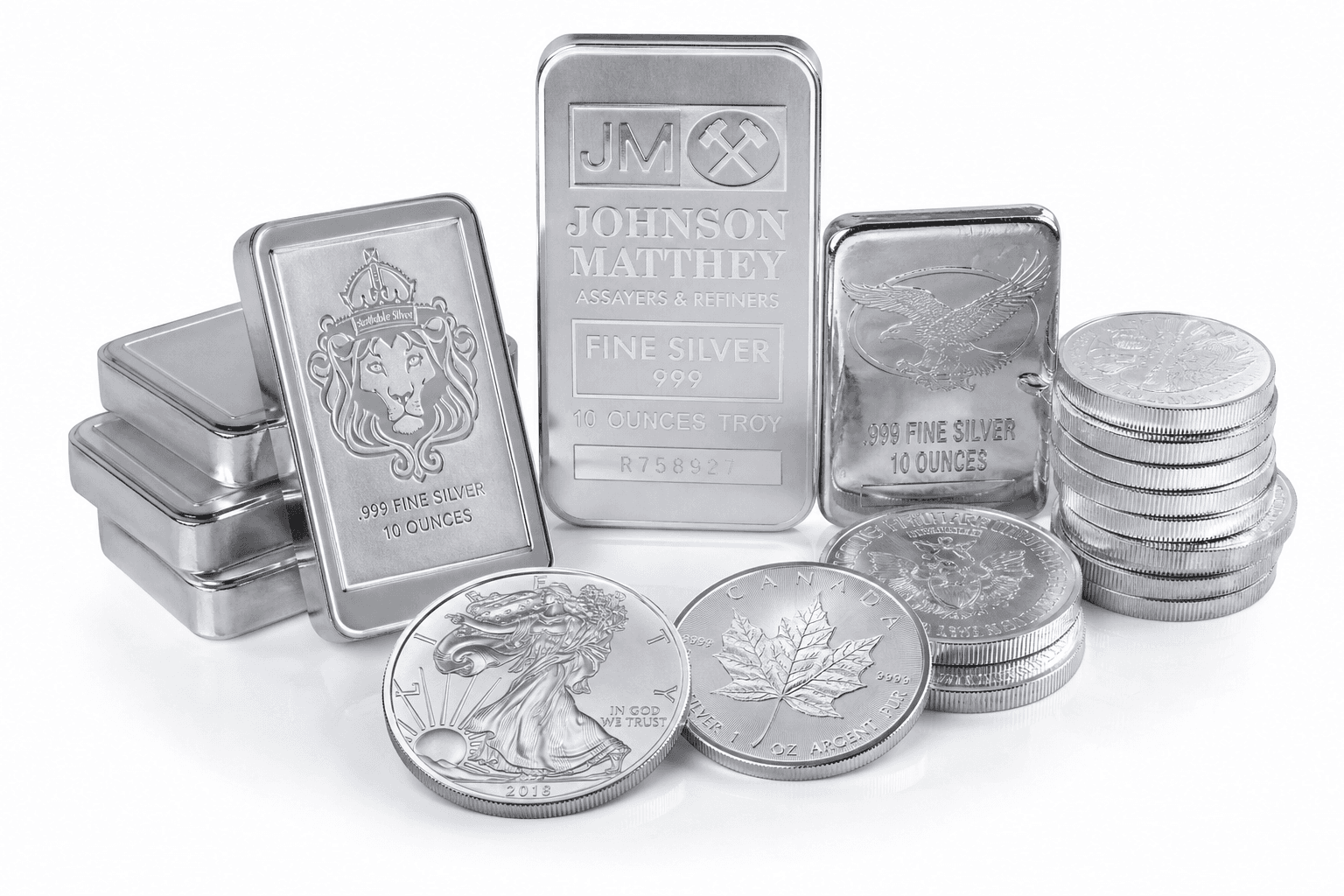 Silver Bars & Coins